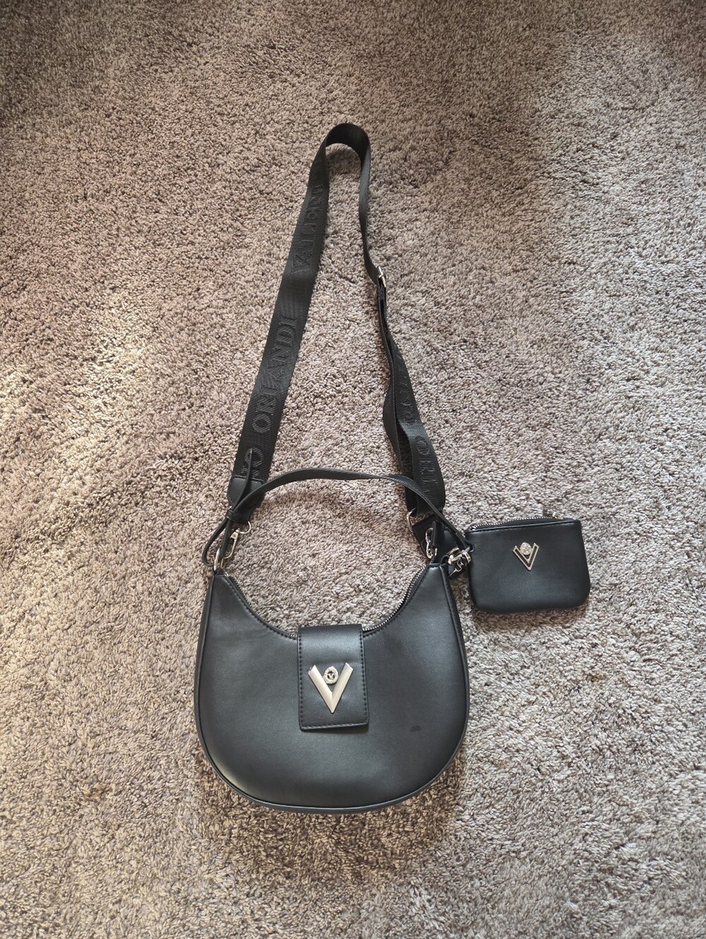 Valentino Orlandi Shoulder Bag with Coin Pouch